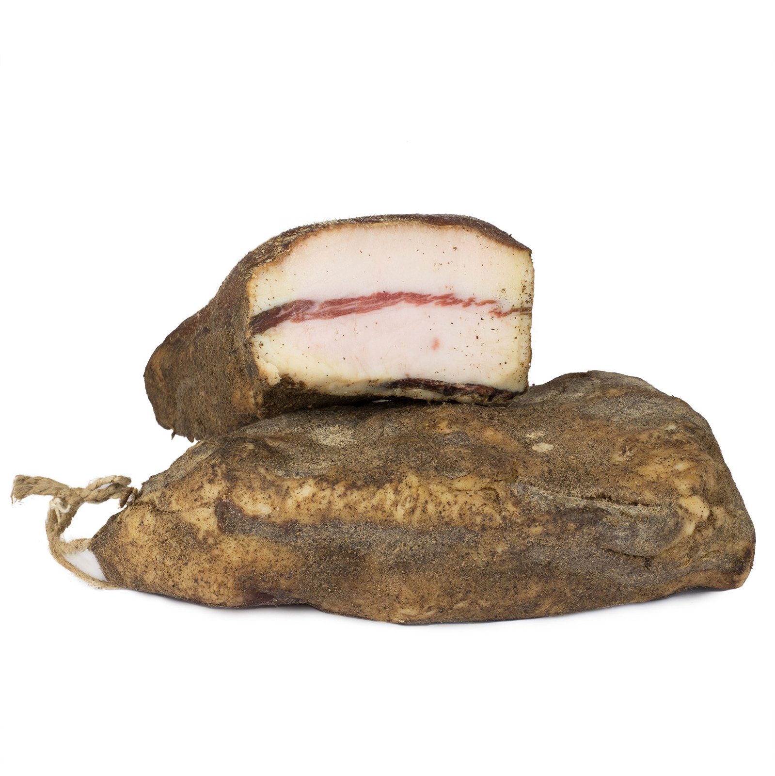 Cured guanciale (cured pork cheek) whole piece